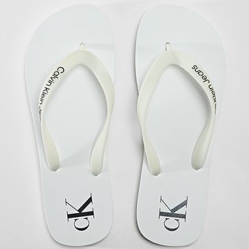 Calvin Klein - Infradito Sandalo da spiaggia TPU trasparente 1267 Bianco