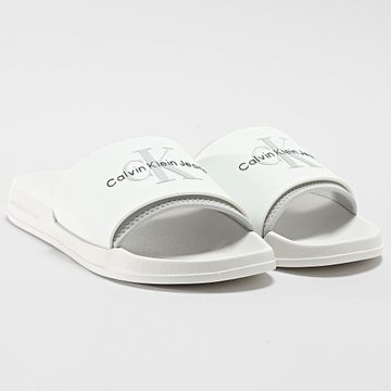 Calvin Klein - Slide Monogram 0361 Bianco