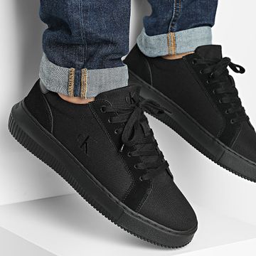 Calvin Klein - Cestini con suola a spillo MG Canvas 1219 Triplo Nero