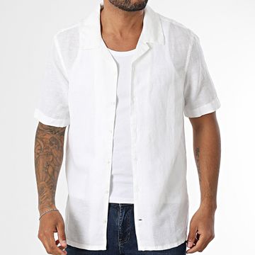 Calvin Klein - Camicia a maniche corte regular fit 4197 Beige chiaro