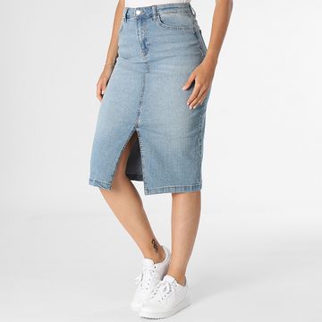 Only - Gonna donna Moon Midi Denim Blue Jeans