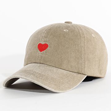 Zelys Paris - Cappello beige a cuore piccolo
