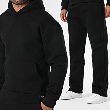 Zelys Paris - Manko Essential Set felpa con cappuccio e pantaloni da jogging nero