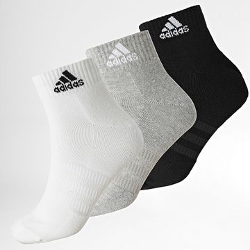 Adidas Sportswear - 3 paia di calzini IC1281 Bianco Grigio Heather Nero
