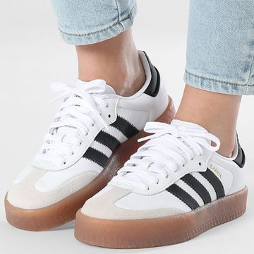Adidas Originals - Sneakers Sambae Donna JI1349 Footwear White Core Black Gold Metallic