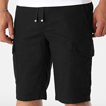 American People - Pantaloncini Cargo in bambù nero