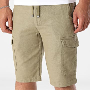 American People - Bamboo Cargo Shorts Khaki Verde