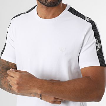 Emporio Armani - Maglietta con strisce EM000377-AF10773 Bianco