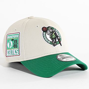 New Era - Cappello Patch a contrasto 9Forty 60667573 Beige Verde