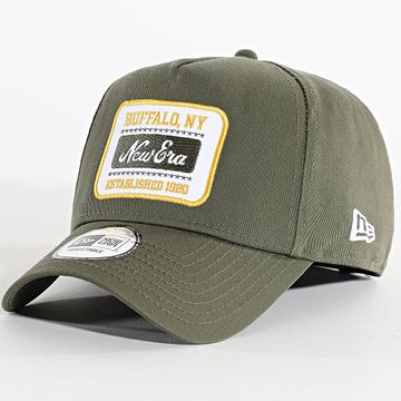New Era - Cappello patch lavato 60667674 Verde Khaki
