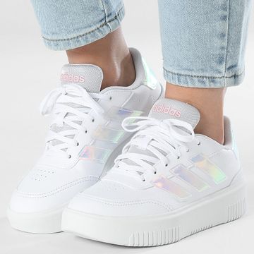 Adidas Sportswear - Courtblock Bold Sneakers donna JI2205 Footwear White Clear Pink