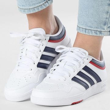 Adidas Sportswear - Hoops 4.0 J Scarpe da donna JI3473 Footwear White Dark Blue Team Power Red 2