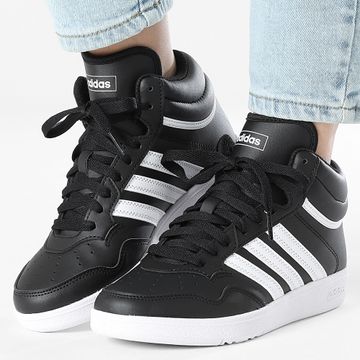 Adidas Sportswear - Scarpe da ginnastica da donna Hoops 4.0 Mid J JI3477 Core Black Cloud White
