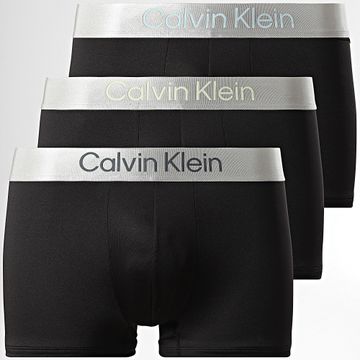 Calvin Klein - NB4269 Set di 3 boxer neri