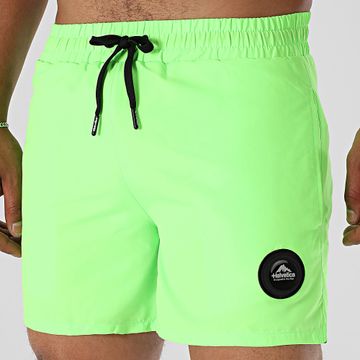 Helvetica - Pantaloncini da bagno 31 Sunset verde fluo