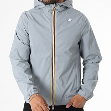 K-Way - Felpa con cappuccio con zip Jack Grey