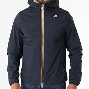 K-Way - Jack Dark Navy - Giacca con cappuccio e zip