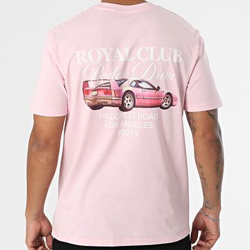 Luxury Lovers - Maglietta oversize Royal Club Rodeo Drive Rosa