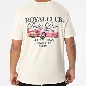Luxury Lovers - Maglietta oversize Royal Club Rodeo Drive Beige