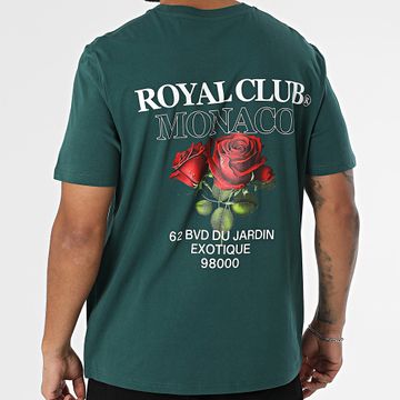 Luxury Lovers - Royal Club Monaco - Maglietta oversize verde bottiglia
