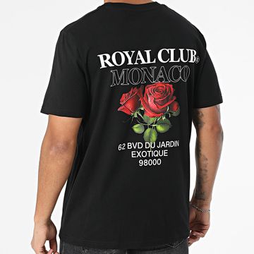 Luxury Lovers - Maglietta oversize Royal Club Monaco Nero