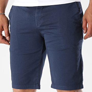 Mackten - Pantaloncini Chino 002 blu navy