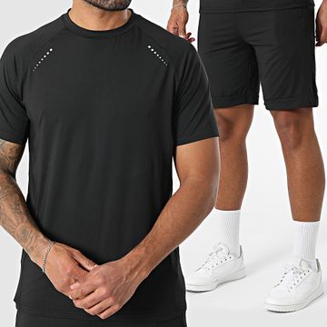 Classic Series - Set di maglietta e pantaloncini da jogging neri 437