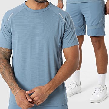 Classic Series - 441 Set di maglietta e pantaloncini da jogging blu