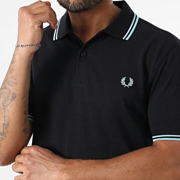 Fred Perry - Polo manica corta Twin Tipped MM3600 Navy