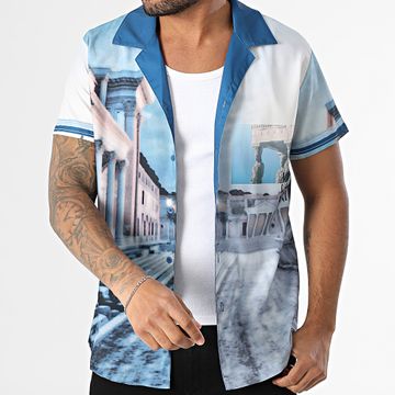 Frilivin - R58 Camicia a maniche corte blu