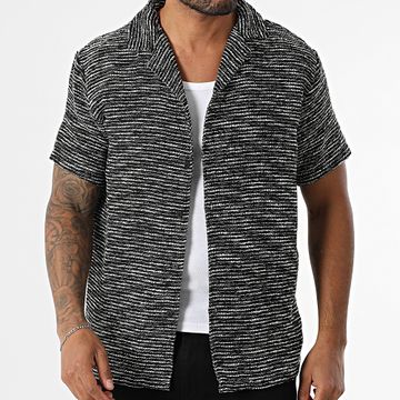 Frilivin - Camicia a maniche corte S18 Nero Bianco