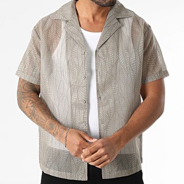 Frilivin - N12 Camicia a manica corta grigio