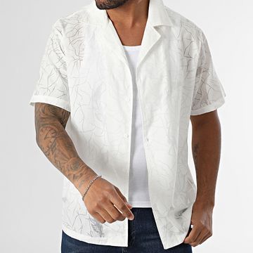 Frilivin - P15 Camicia a maniche corte bianca