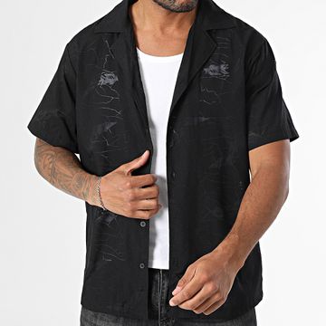Frilivin - P15 Camicia a maniche corte nera