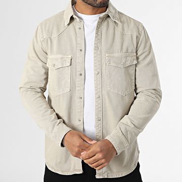 MTX - Camicia di jeans a maniche lunghe Y99 Beige