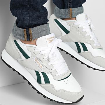 Reebok - Scarpe da ginnastica Reebok Glide 100209990 Bianco Verde Grigio1