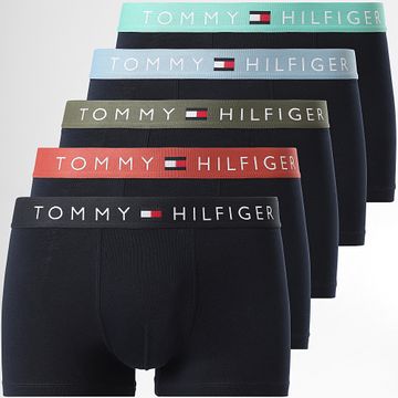 Tommy Hilfiger - Set di 5 boxer 3494 blu navy