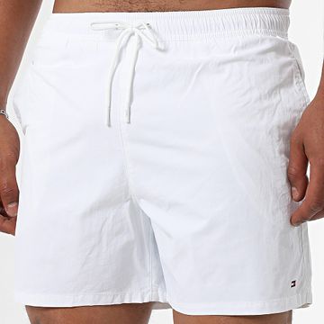 Tommy Hilfiger - Pantaloncini da bagno con coulisse media 3477 Bianco