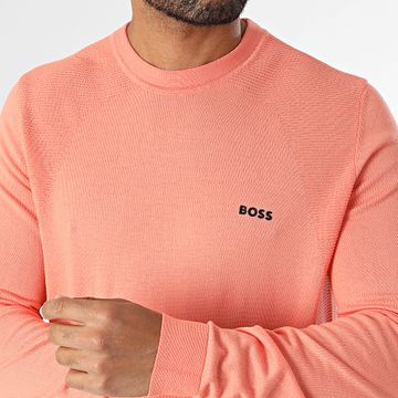 BOSS - Felpa girocollo Momentum Lite 50520692 Salmone