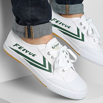 Feiyue - Cestini Low 1920 Bianco Verde