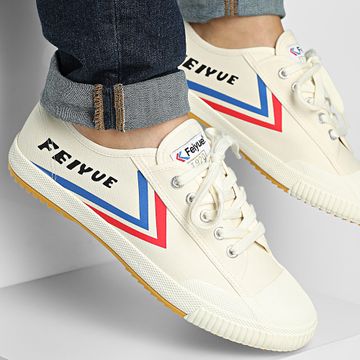 Feiyue - Cestini bassi 1920 Avorio Blu Rosso
