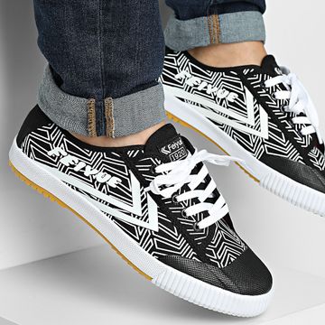 Feiyue - Cestini Low 1920 Nero Bianco Rosso