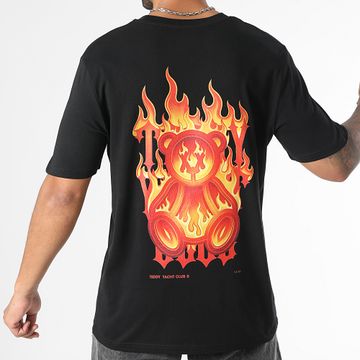 Teddy Yacht Club - Maglietta oversize From Hell Nero