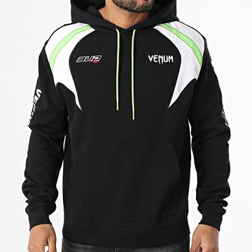 Venum - Venum x Bud Felpa con cappuccio 05772 Nero Bianco Verde Chiaro