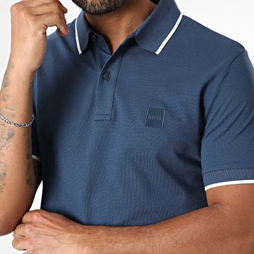 BOSS - Polo Slim Sleeve Passertip 50507699 Blu navy