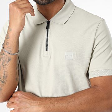 BOSS - Polo a maniche corte Passerzip 50537507 Beige