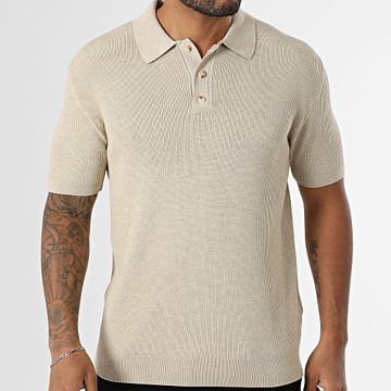 Classic Series - Polo a maniche corte a coste 572 Beige