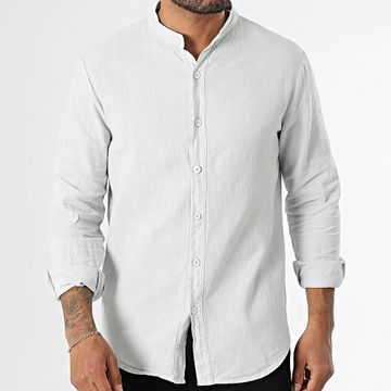 KZR - Camicia a maniche lunghe Collo da ufficiale 053 Grigio