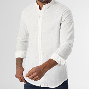 KZR - Camicia a maniche lunghe Collo da ufficiale 053 Bianco