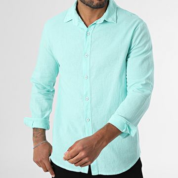 KZR - Camicia a maniche lunghe 052 Turchese